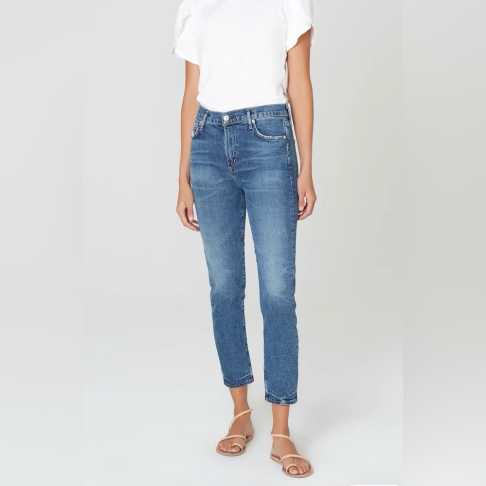 Citizens of Humanity Harlow Ankle Mid Rise Slim Jeans